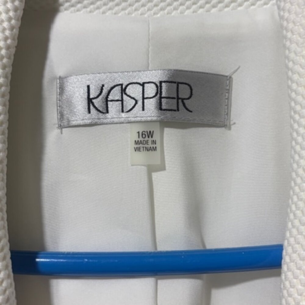 NEW KASPAR WOMEN'S CREAM BLAZER 16W - Picture 4 of 8